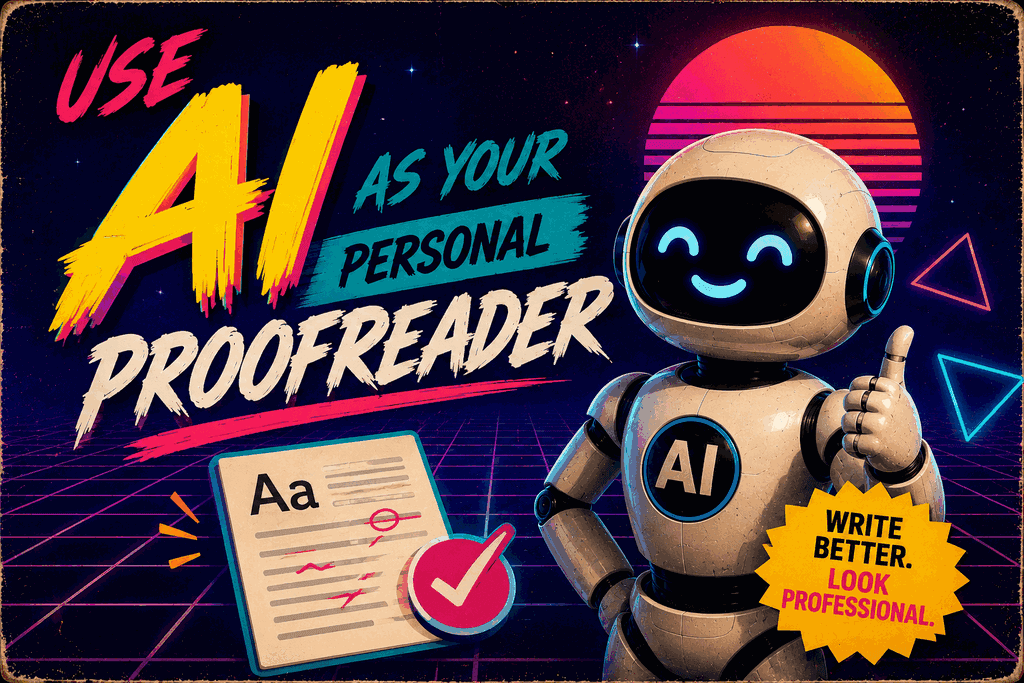 Use AI as your personal proofreader to catch typos, fix awkward phrasing, and sharpen tone