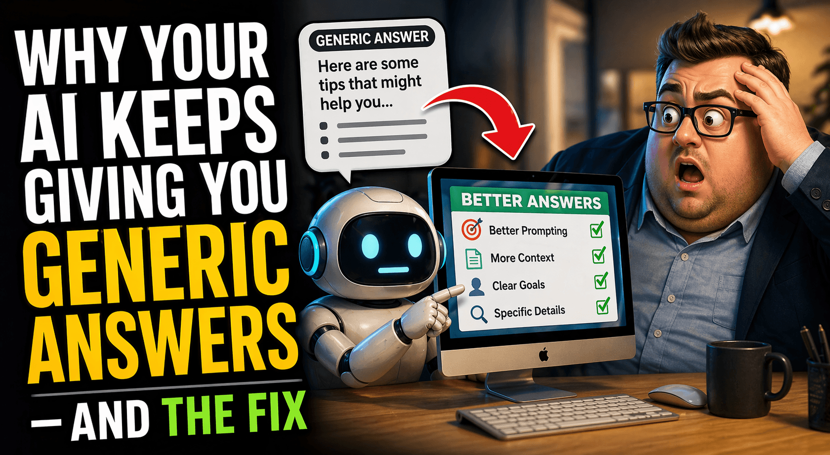 Why Your AI Keeps Giving You Generic Answers — And the Fix (Free Kit)