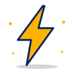 AI Advanced tier badge — a bold lightning bolt, representing skilled, daily AI use