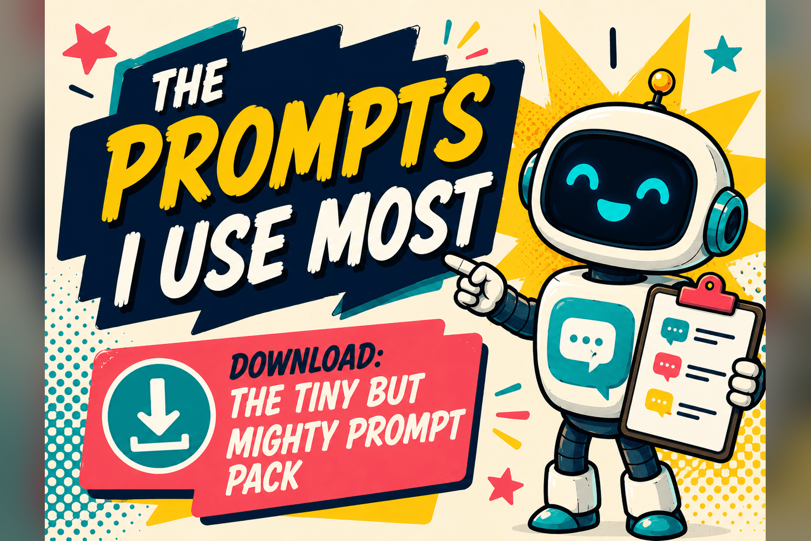 The 6 AI prompts I use most — featured image for HOW TO AI article