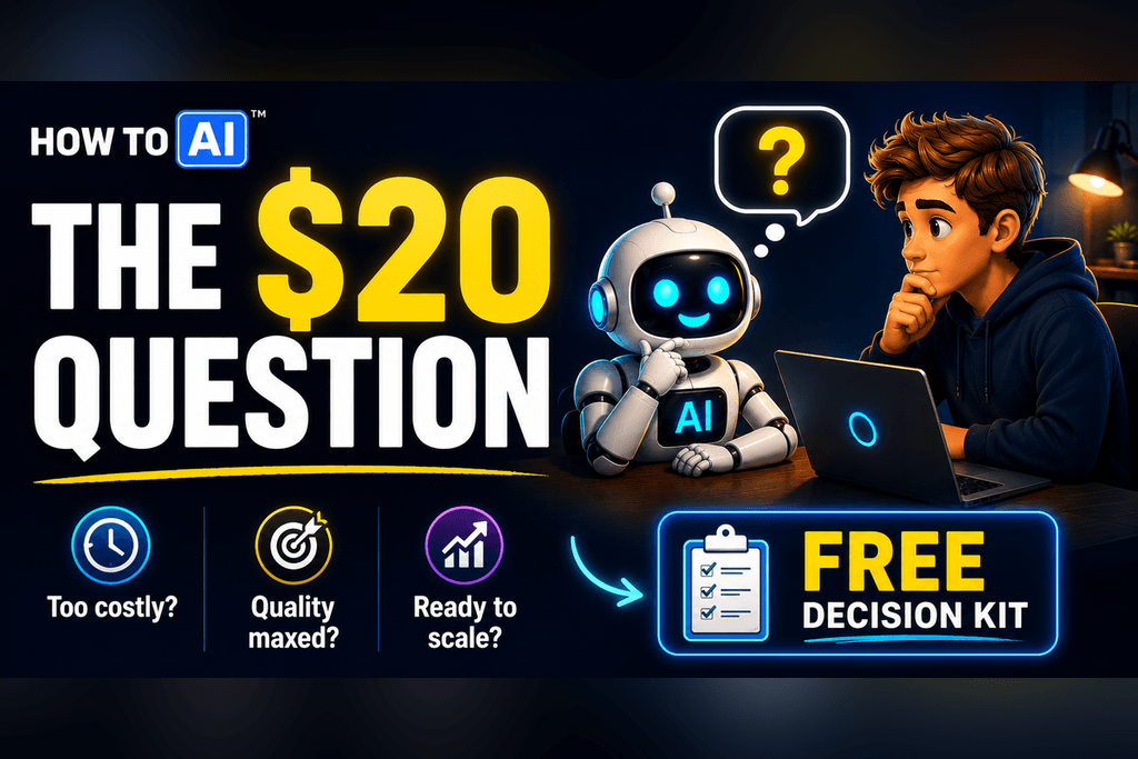 Do You Actually Need to Pay for AI? The $20 Question, Answered