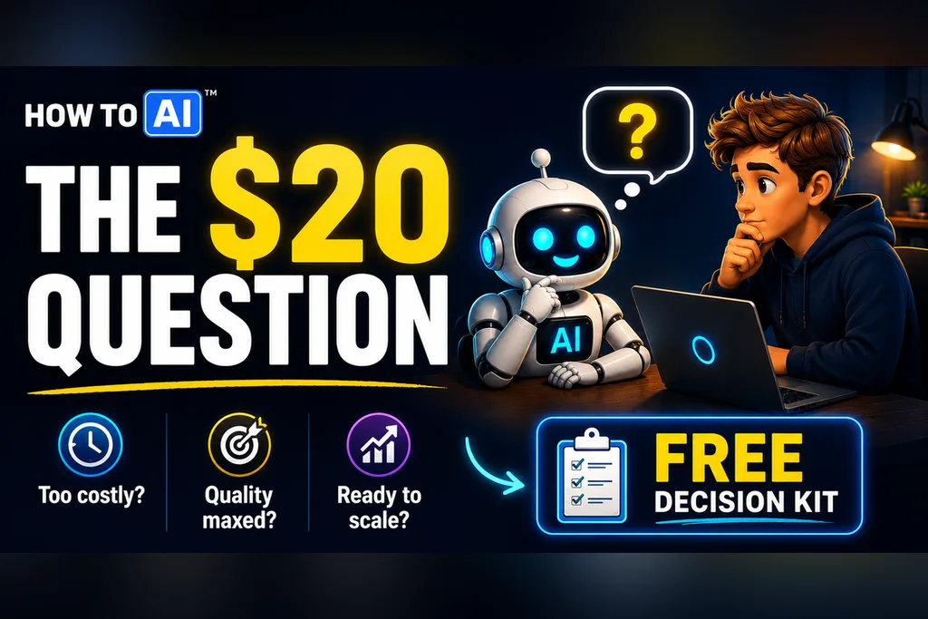Do You Actually Need to Pay for AI? The $20 Question, Answered