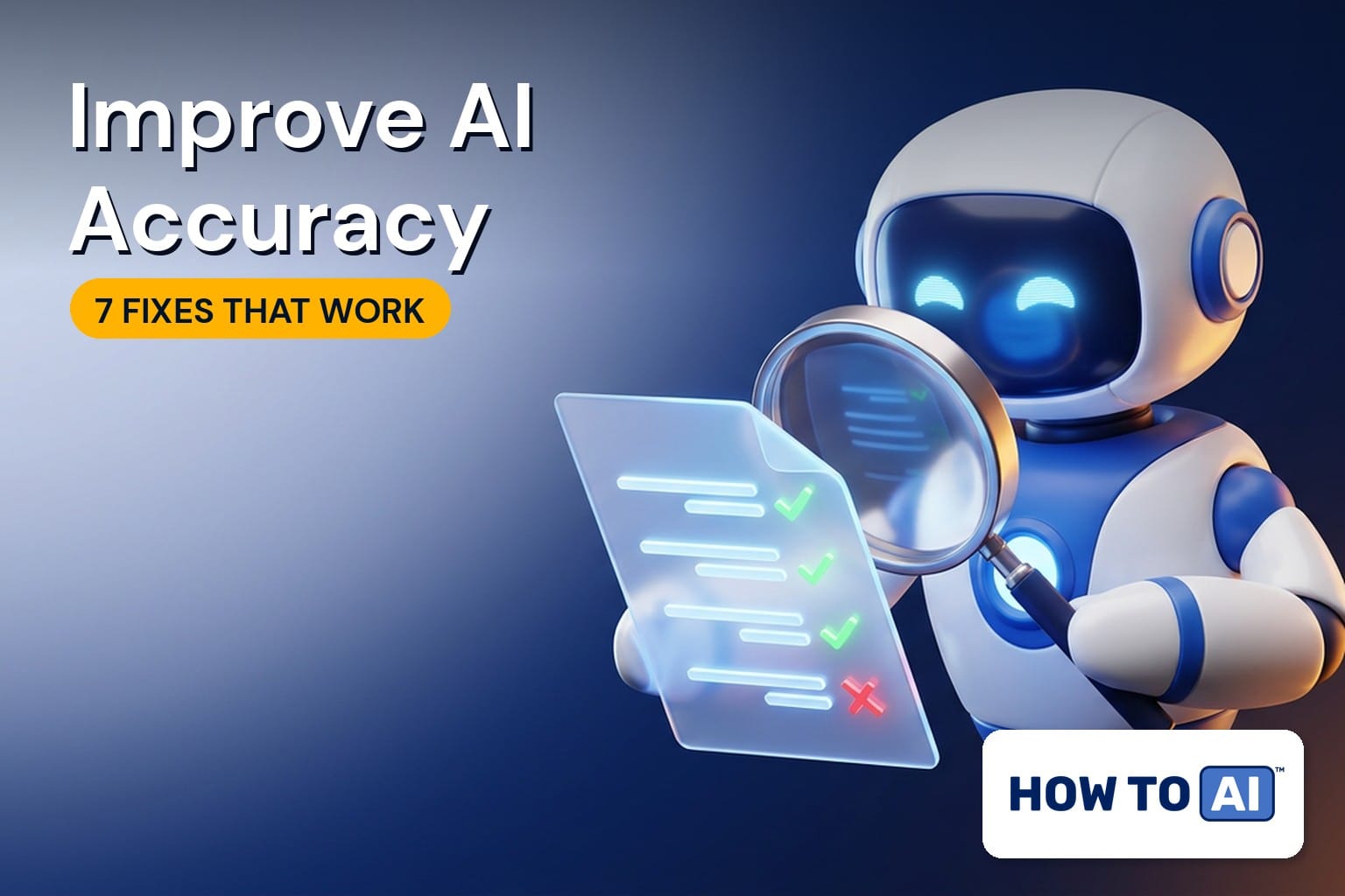 How to Improve AI Accuracy: 7 Fixes That Actually Work