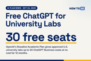 OpenAI Gives U.S. University Labs Free ChatGPT for a Year